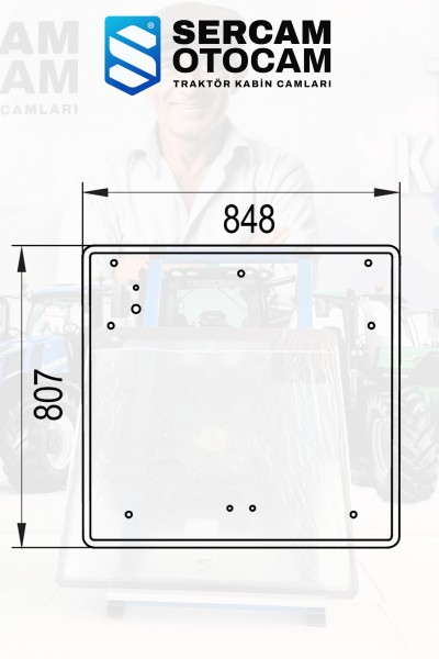 HATTAT A100 ARKA CAMI (9HT1 6039 A1A )