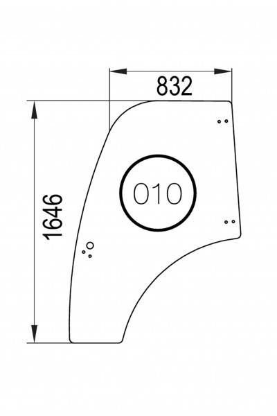 HATTAT A100 SOL KAPI CAMI (3HT1 6006 A1A)
