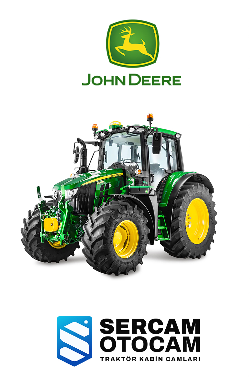 John Deere 6210 Sağ Alt Ön Cam | L78534